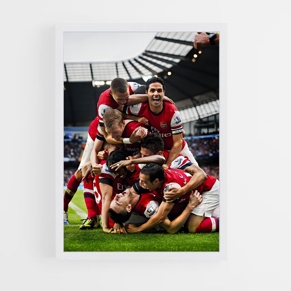 Poster Arsenal Équipe – affiche Football (vue 3)