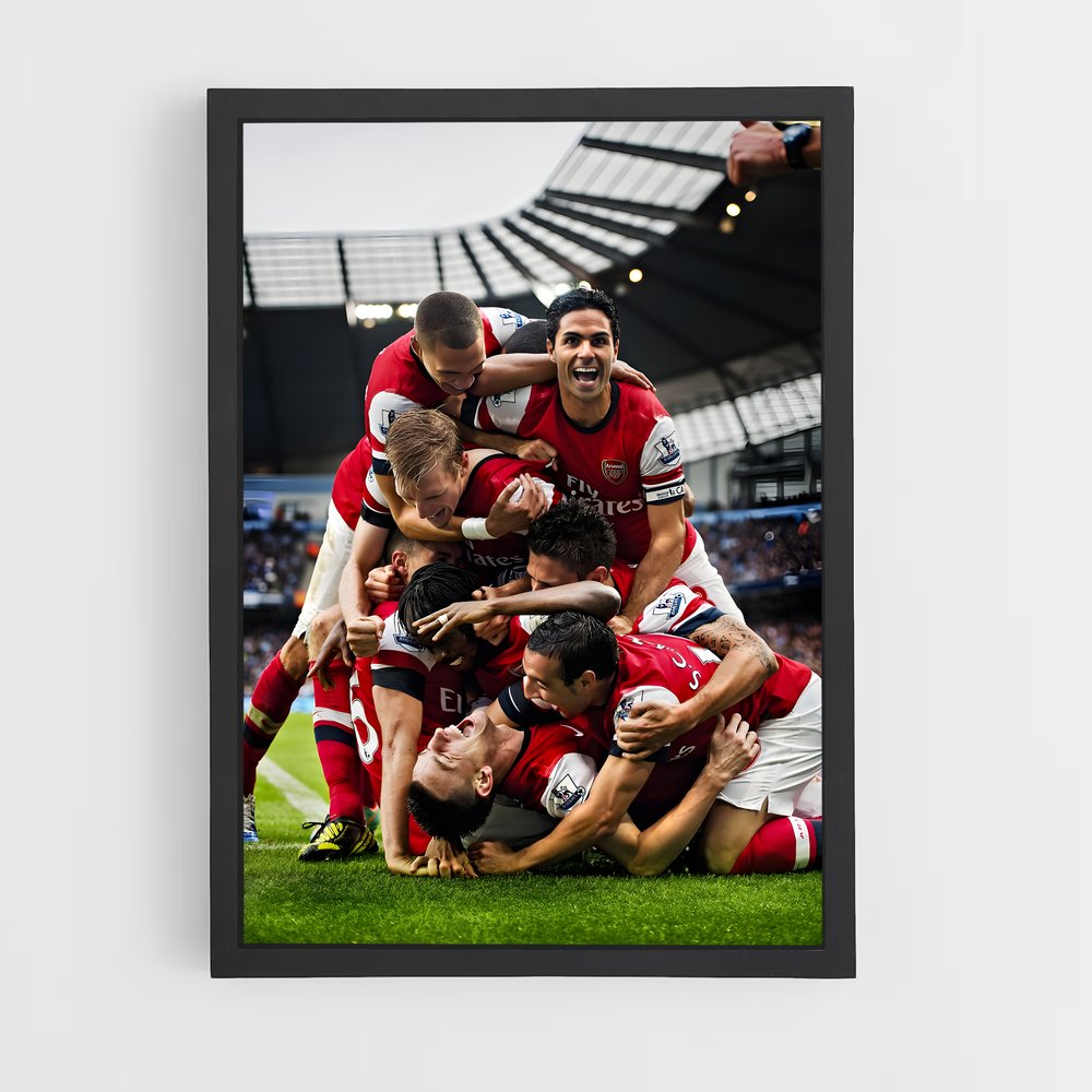 Poster Arsenal Équipe – affiche Football (vue 2)