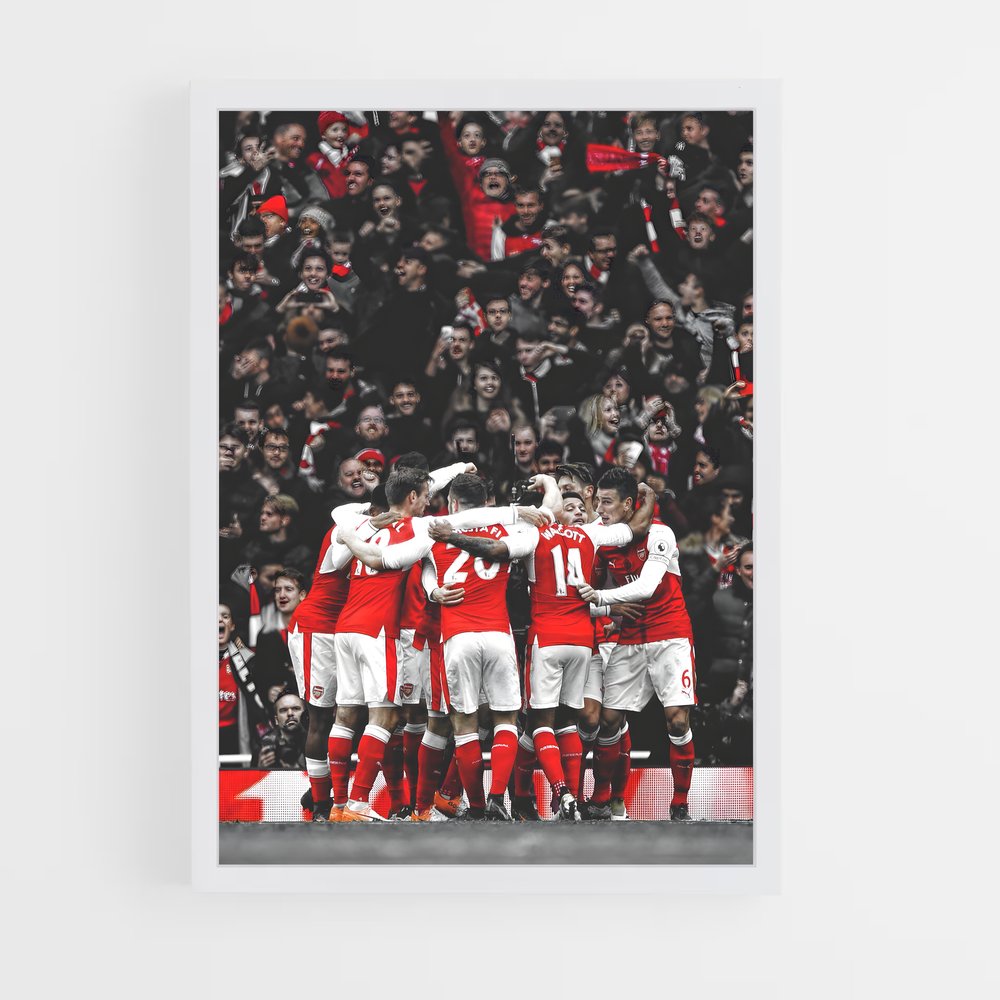 Poster Arsenal Victoire – affiche Football (vue 3)