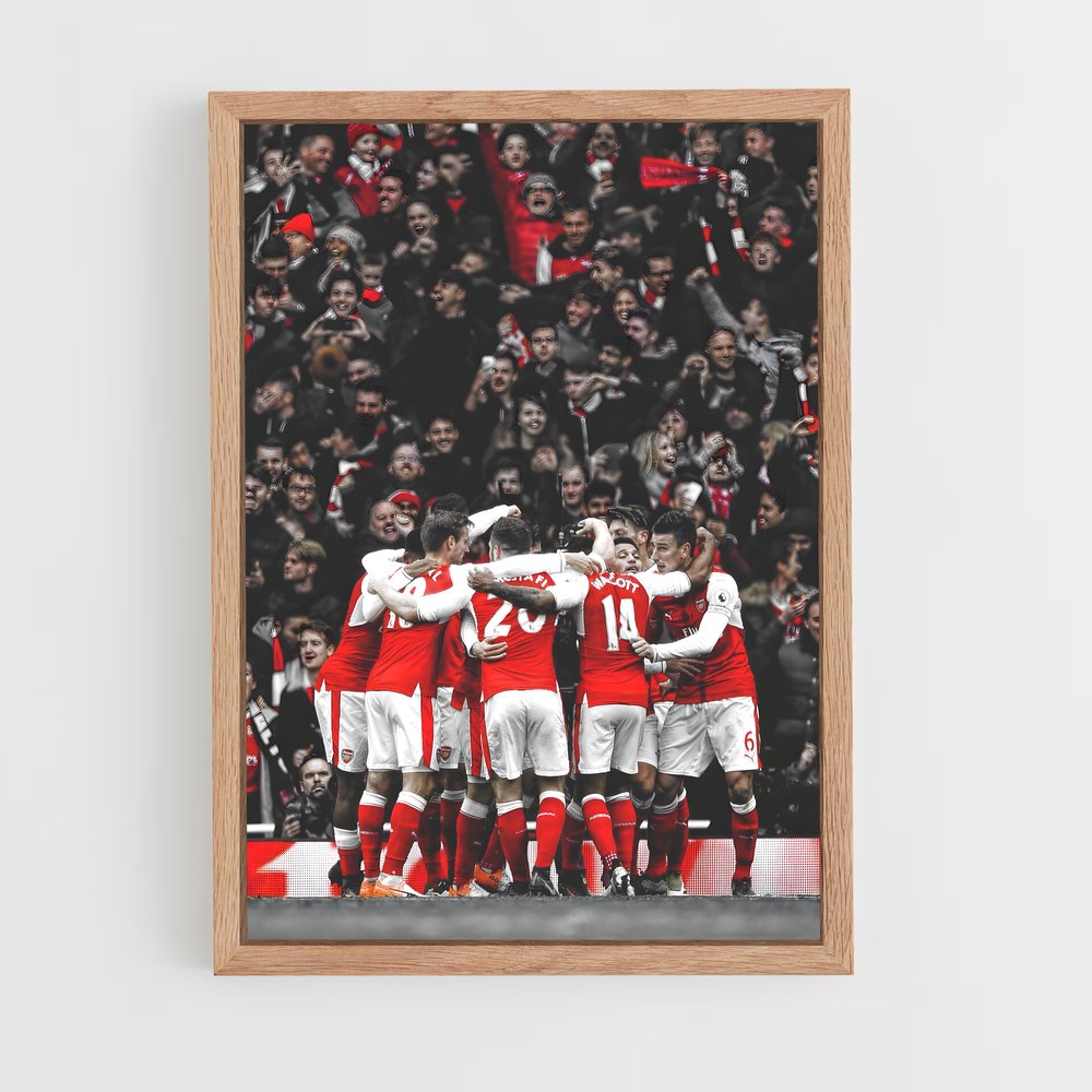 Poster Arsenal Victoire – affiche Football (vue 4)