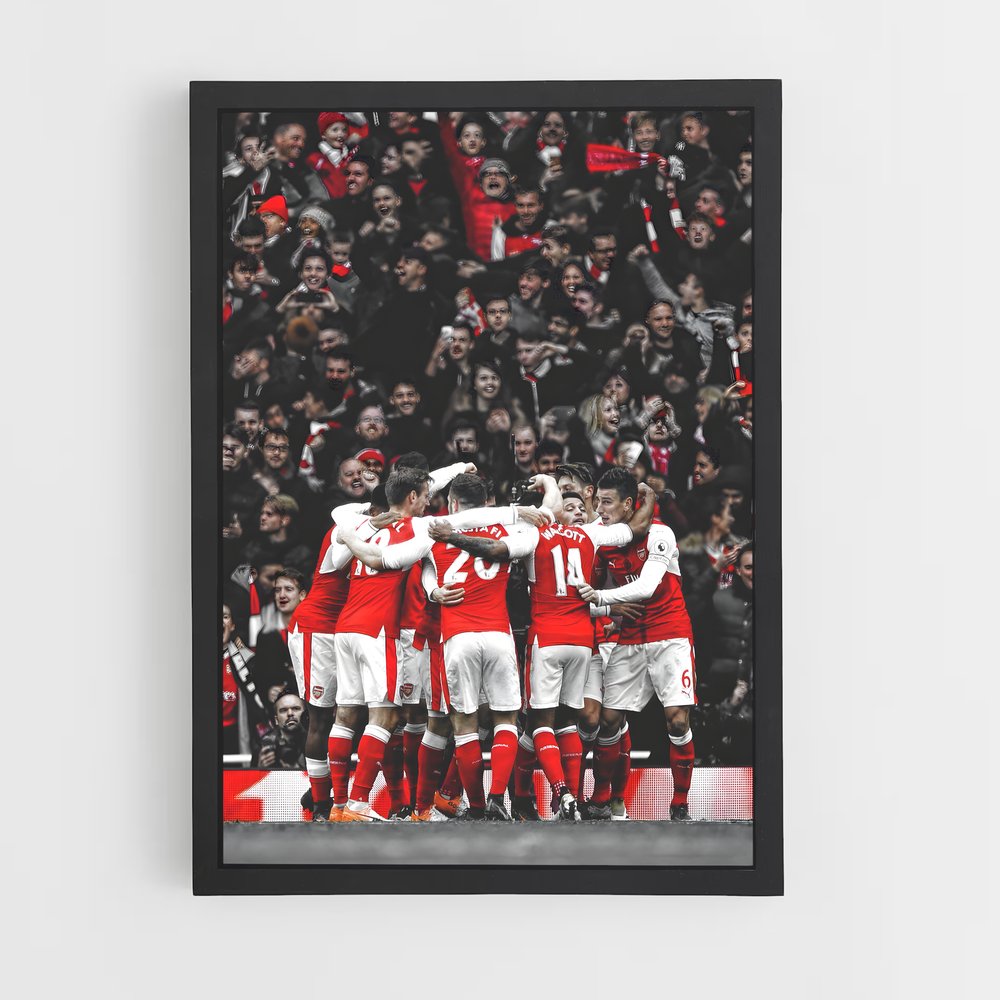 Poster Arsenal Victoire – affiche Football (vue 2)