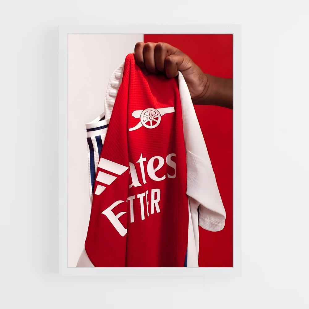 Poster Maillot Arsenal – affiche Football (vue 3)