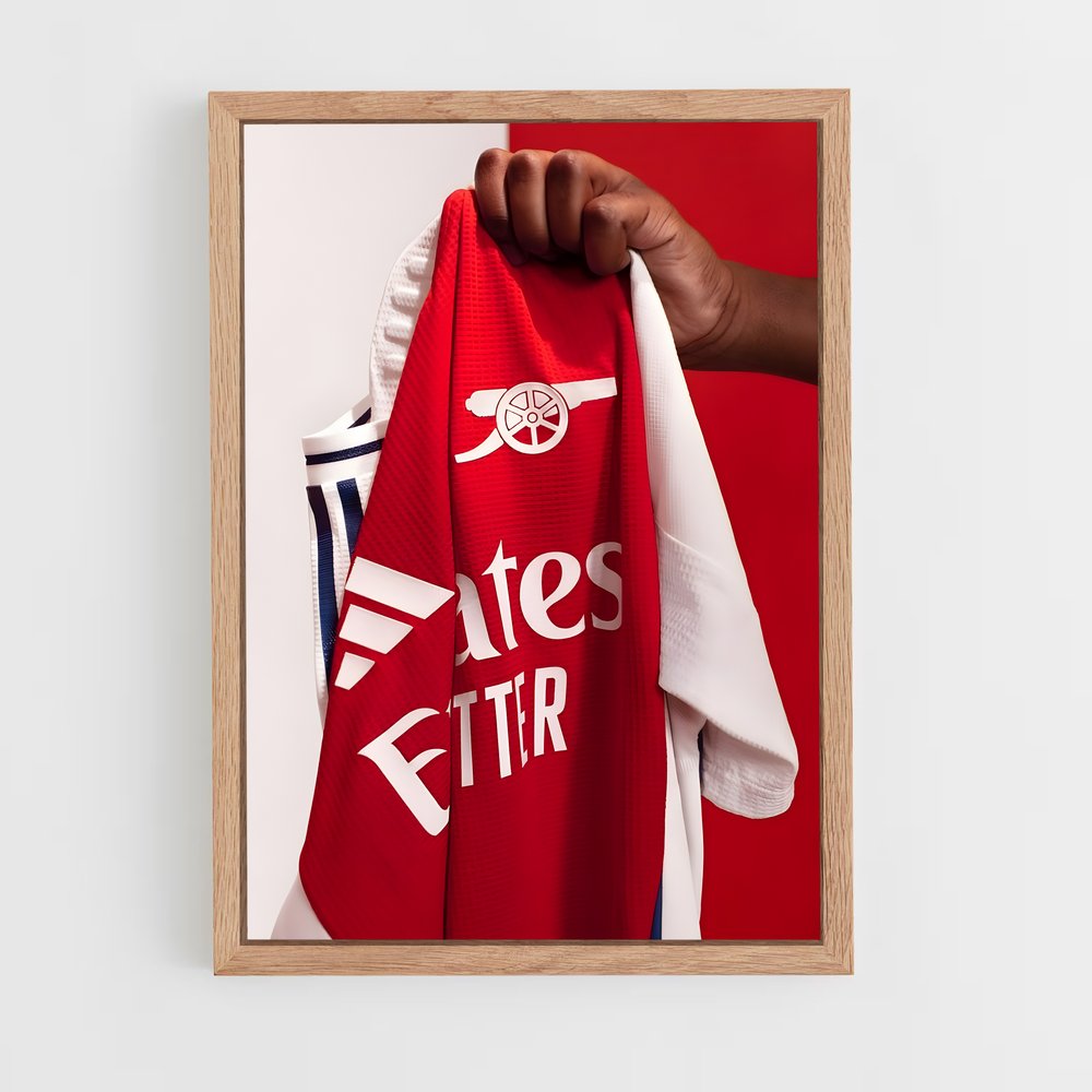 Poster Maillot Arsenal – affiche Football (vue 4)