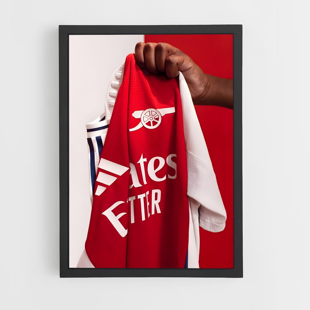 Poster Maillot Arsenal – affiche Football (vue 2)