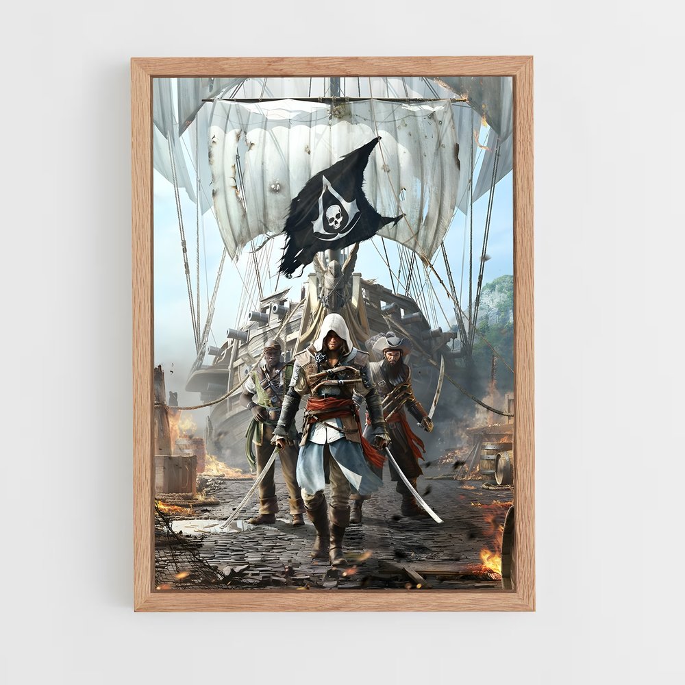 Poster Assassin's Creed Black Flag (vue 4)