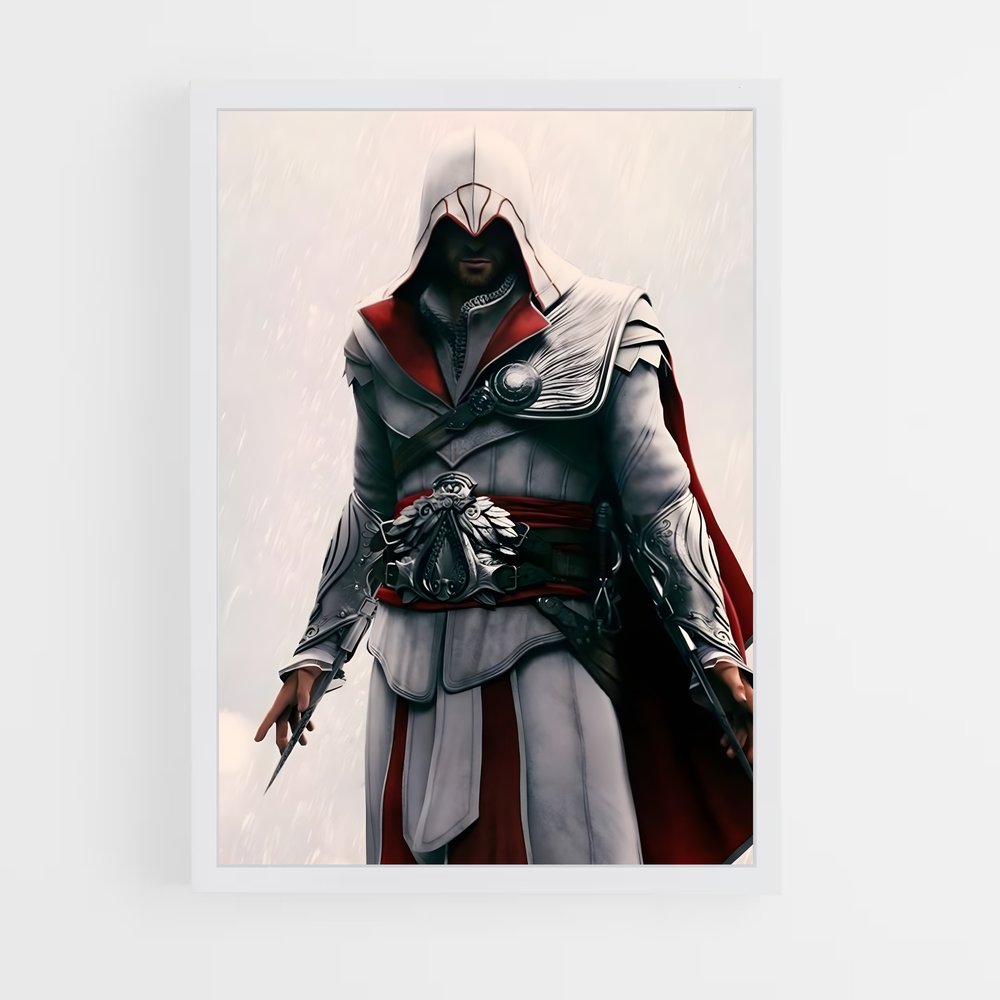 Poster Assassin's Creed Blanc (vue 3)