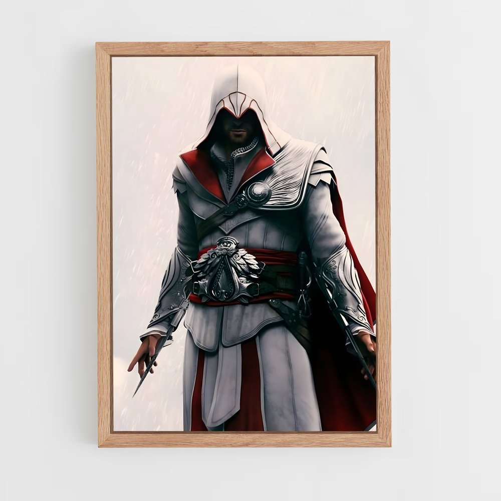 Poster Assassin's Creed Blanc (vue 4)
