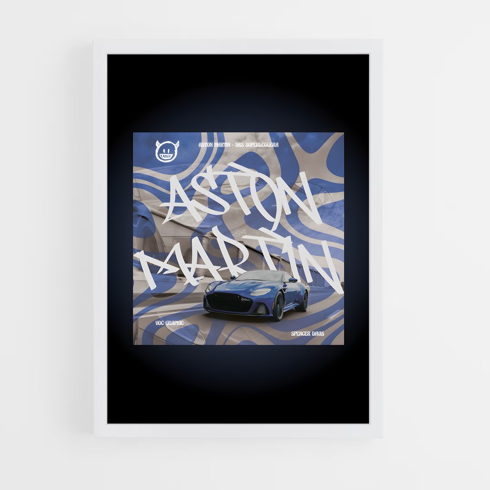 Poster DBS Superleggera – affiche Aston Martin (vue 3)