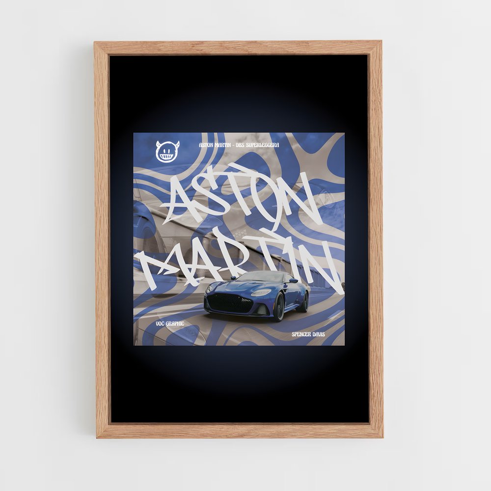 Poster DBS Superleggera – affiche Aston Martin (vue 4)