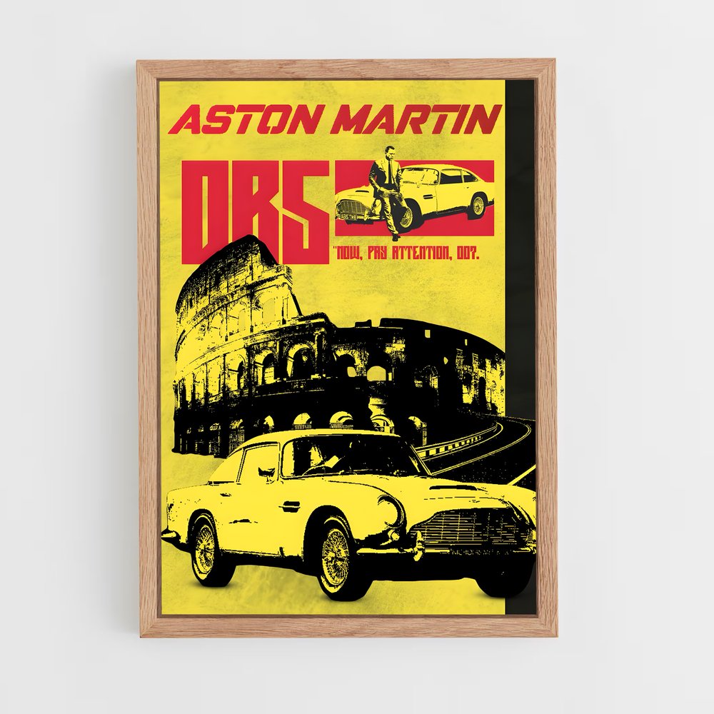 Poster Aston Martin 007 (vue 4)