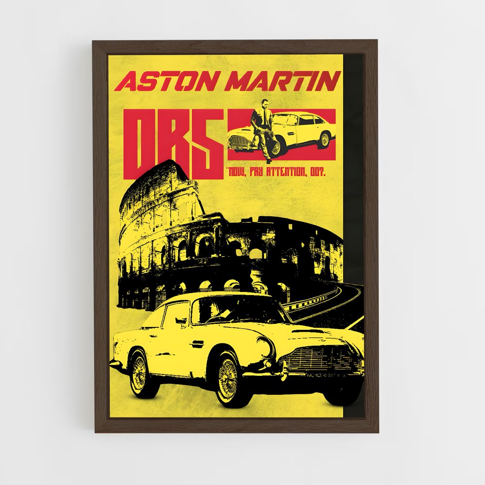 Poster Aston Martin 007 (vue 5)