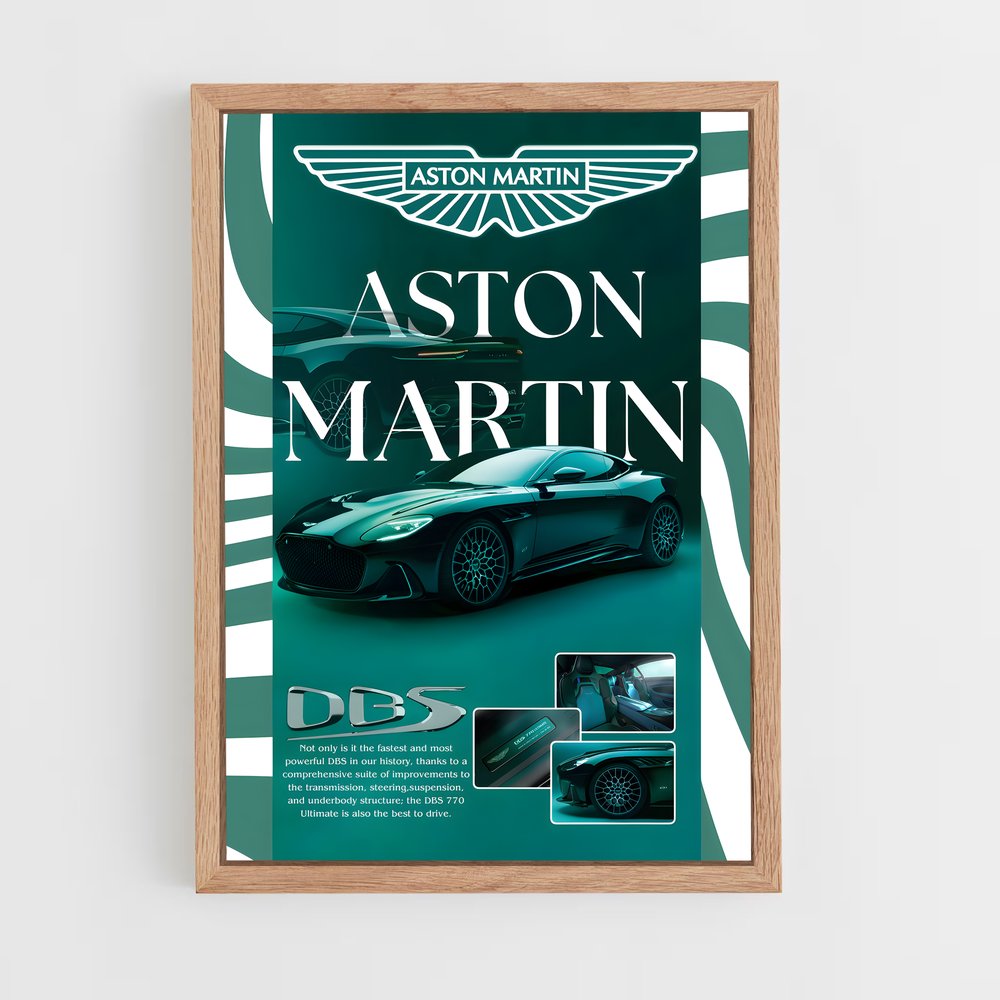 Poster Aston Martin DBS (vue 4)