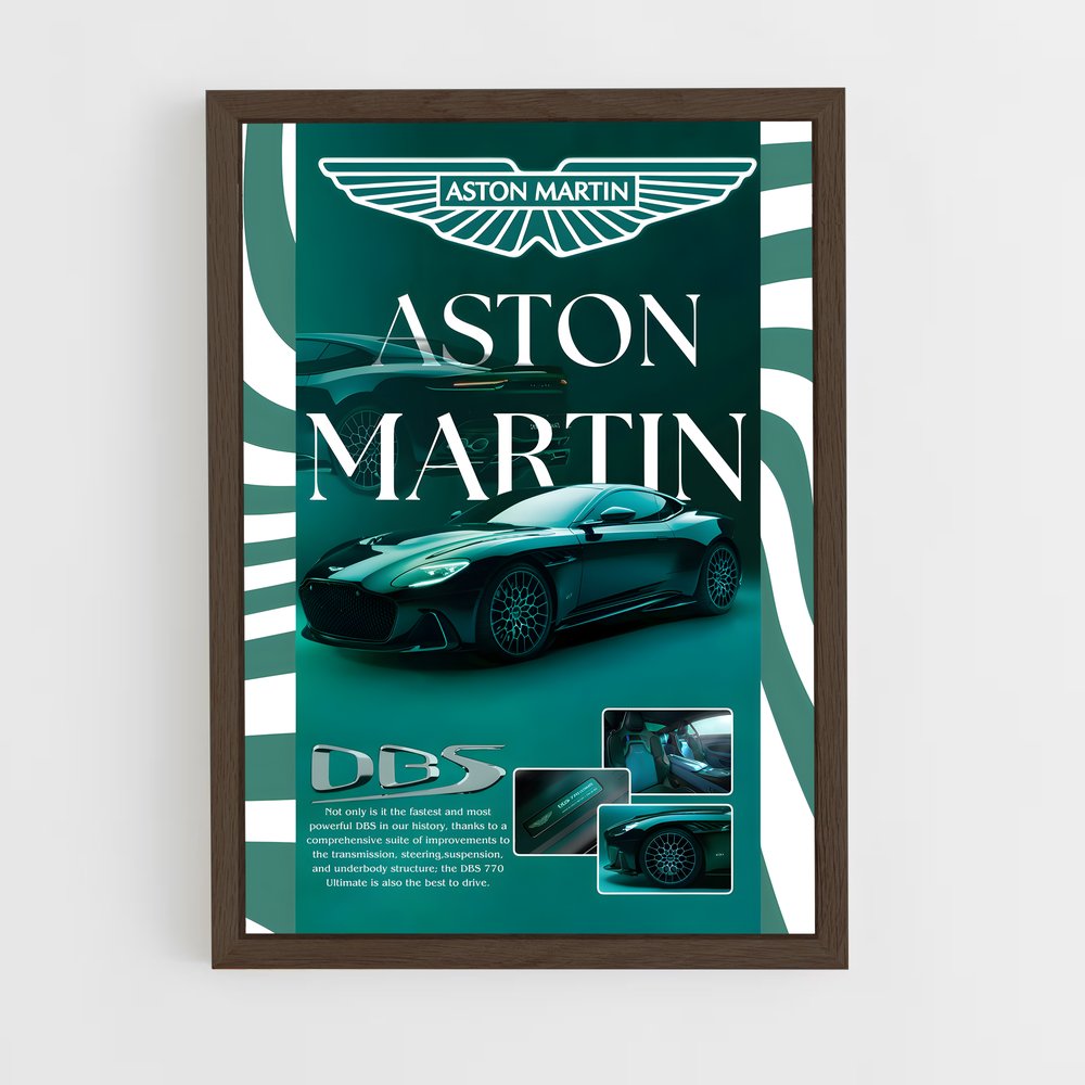 Poster Aston Martin DBS (vue 5)