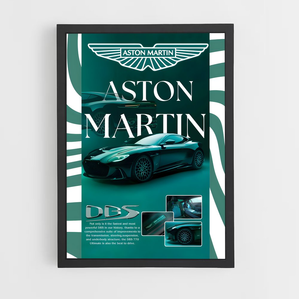 Poster Aston Martin DBS (vue 2)