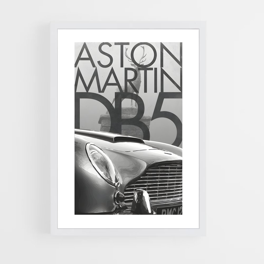Poster Aston Martin DB5 (vue 3)