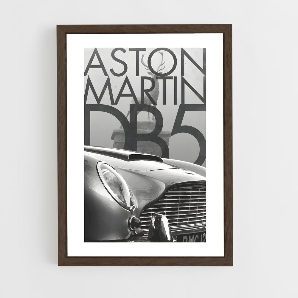 Poster Aston Martin DB5 (vue 5)