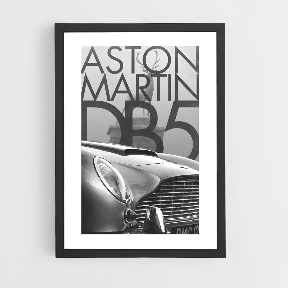 Poster Aston Martin DB5 (vue 2)