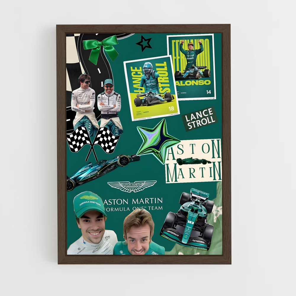 Poster Aston Martin Formule 1 (vue 5)