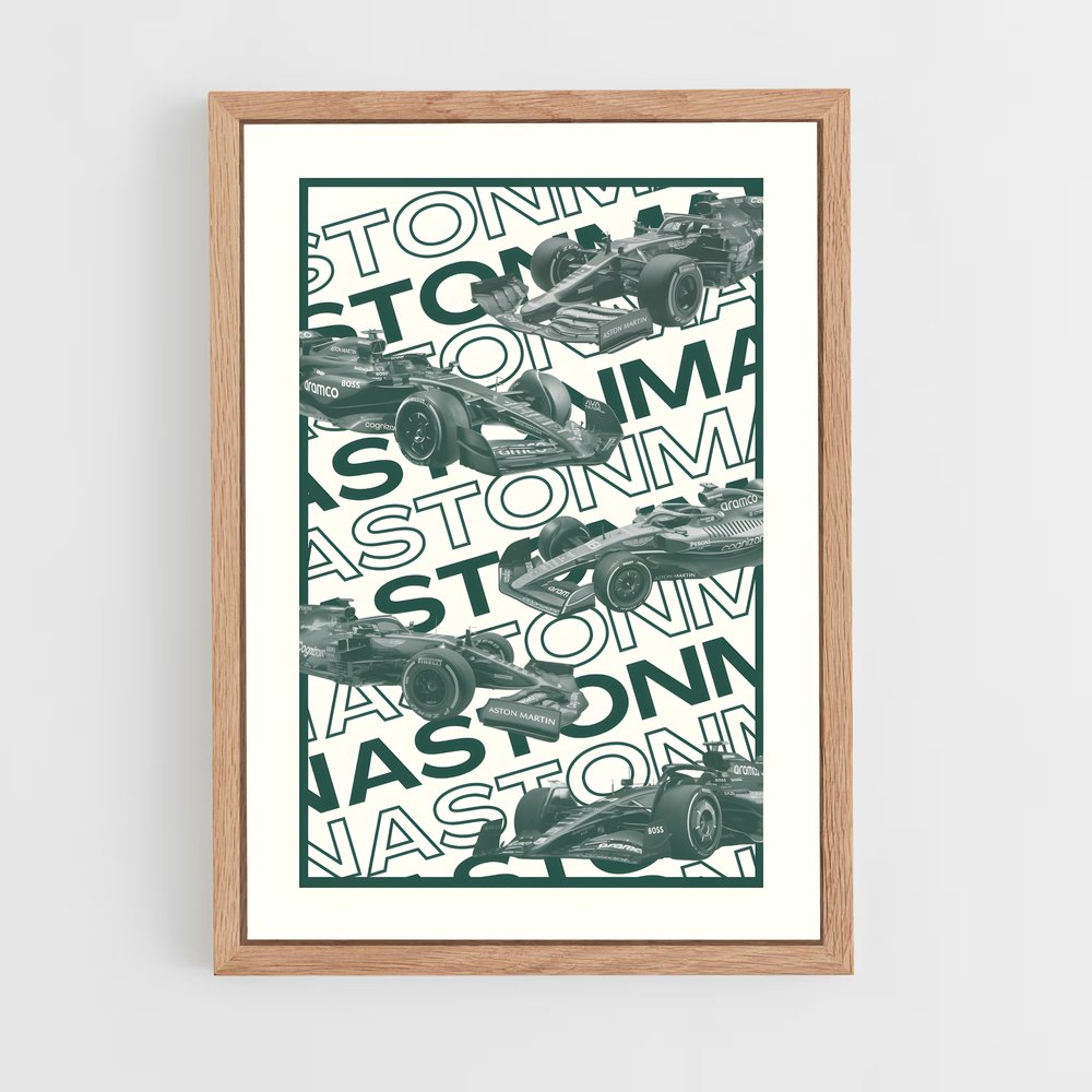 Affiche Formule 1 Aston Martin (vue 4)