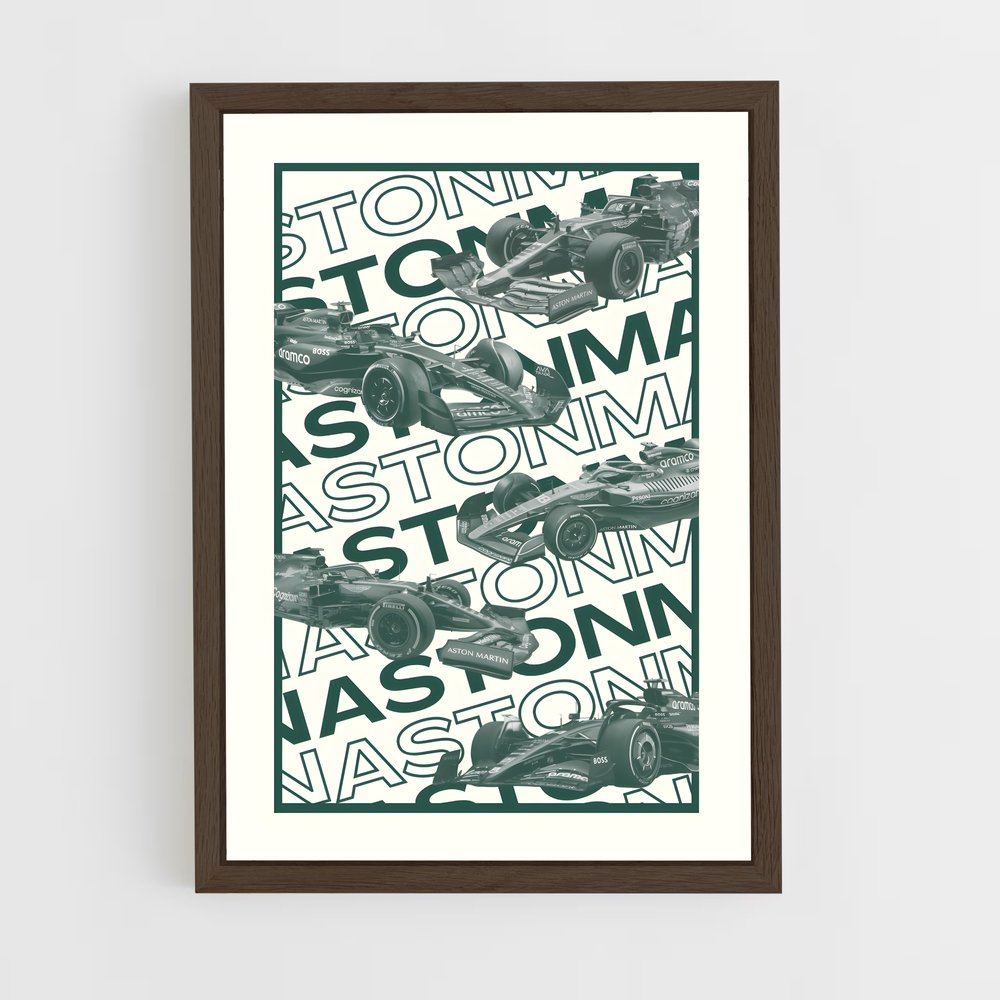 Affiche Formule 1 Aston Martin (vue 5)