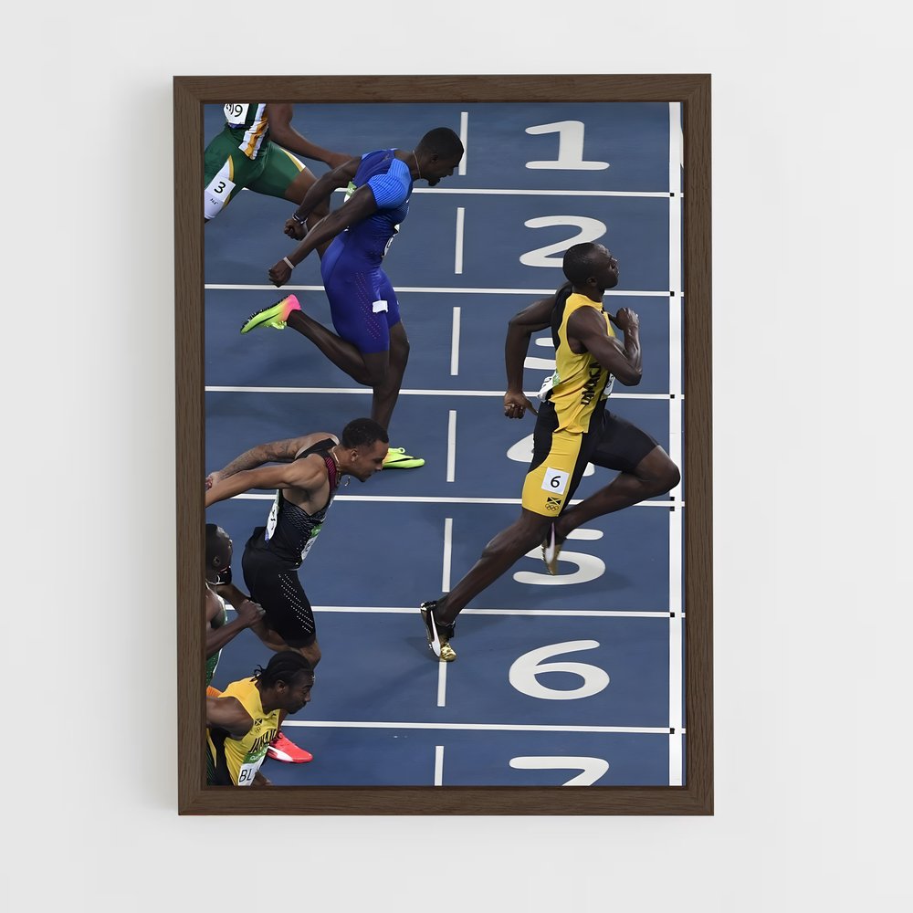 Poster 100m – affiche Athlétisme (vue 5)
