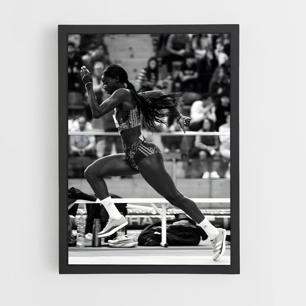 Poster Athletisme Féminin – affiche Athlétisme (vue 2)