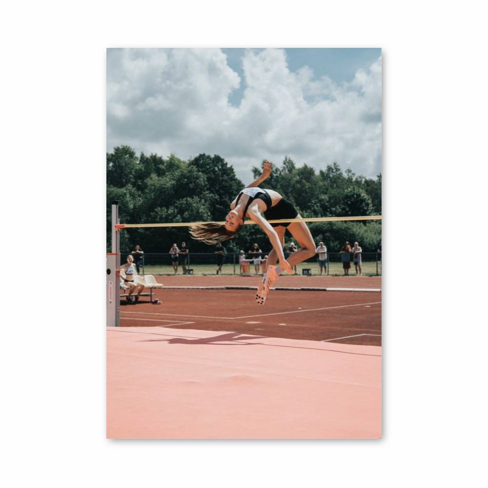 Poster Saut en hauteur – affiche Athlétisme