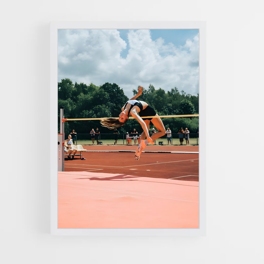 Poster Saut en hauteur – affiche Athlétisme (vue 3)