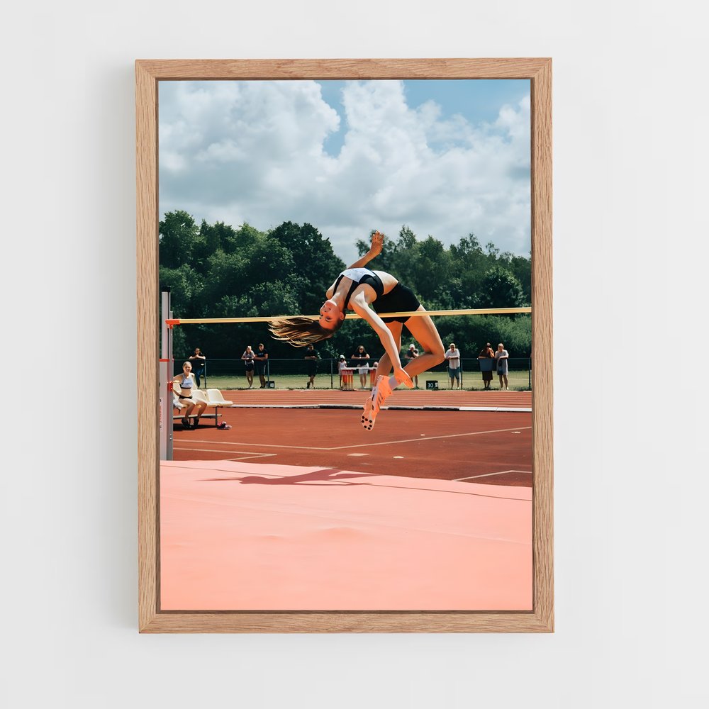 Poster Saut en hauteur – affiche Athlétisme (vue 4)