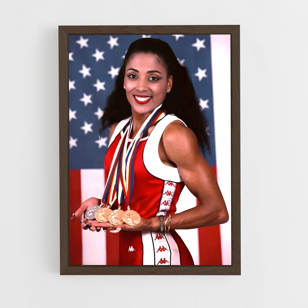 Poster Florence Griffith-Joyner – affiche Athlétisme (vue 5)