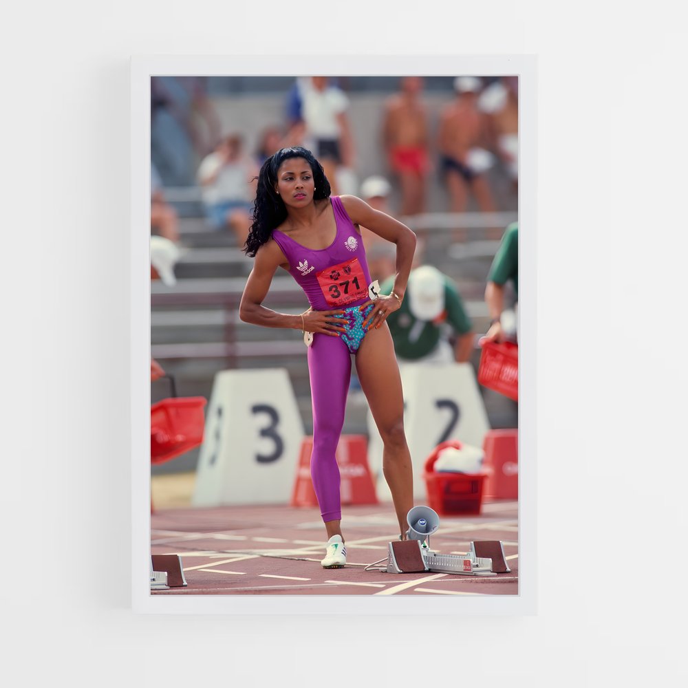 Poster Vintage JO – affiche Athlétisme (vue 3)