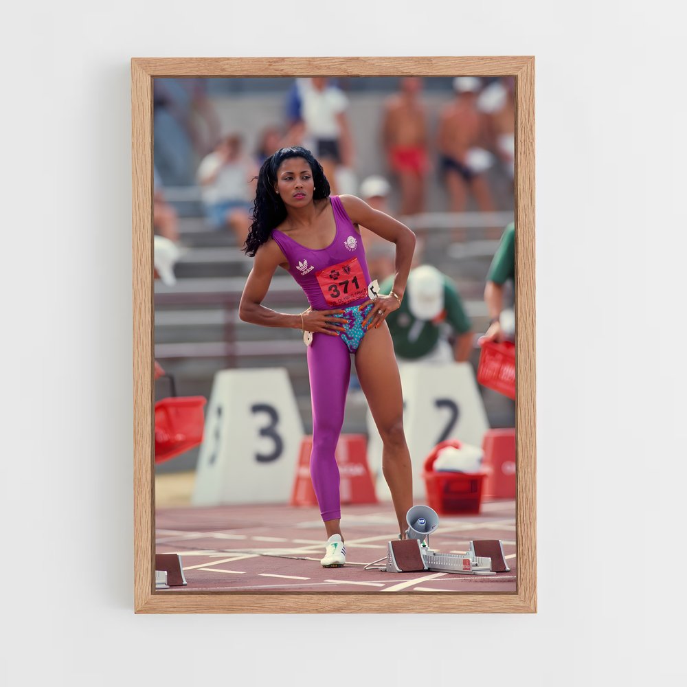 Poster Vintage JO – affiche Athlétisme (vue 4)