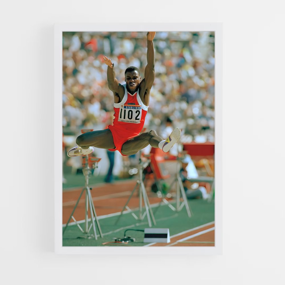 Poster Carl Lewis – affiche Athlétisme (vue 3)