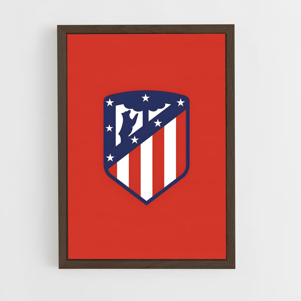 Poster Atletico Madrid Logo – affiche Football (vue 5)