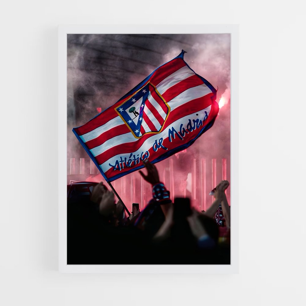 Poster Atletico Madrid Supporters – affiche Football (vue 3)