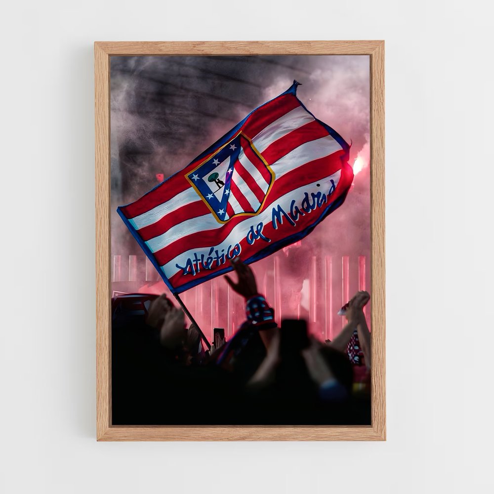 Poster Atletico Madrid Supporters – affiche Football (vue 4)