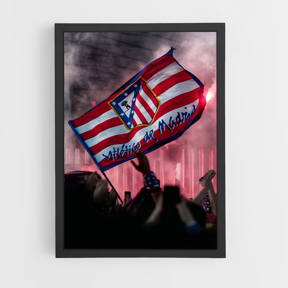 Poster Atletico Madrid Supporters – affiche Football (vue 2)