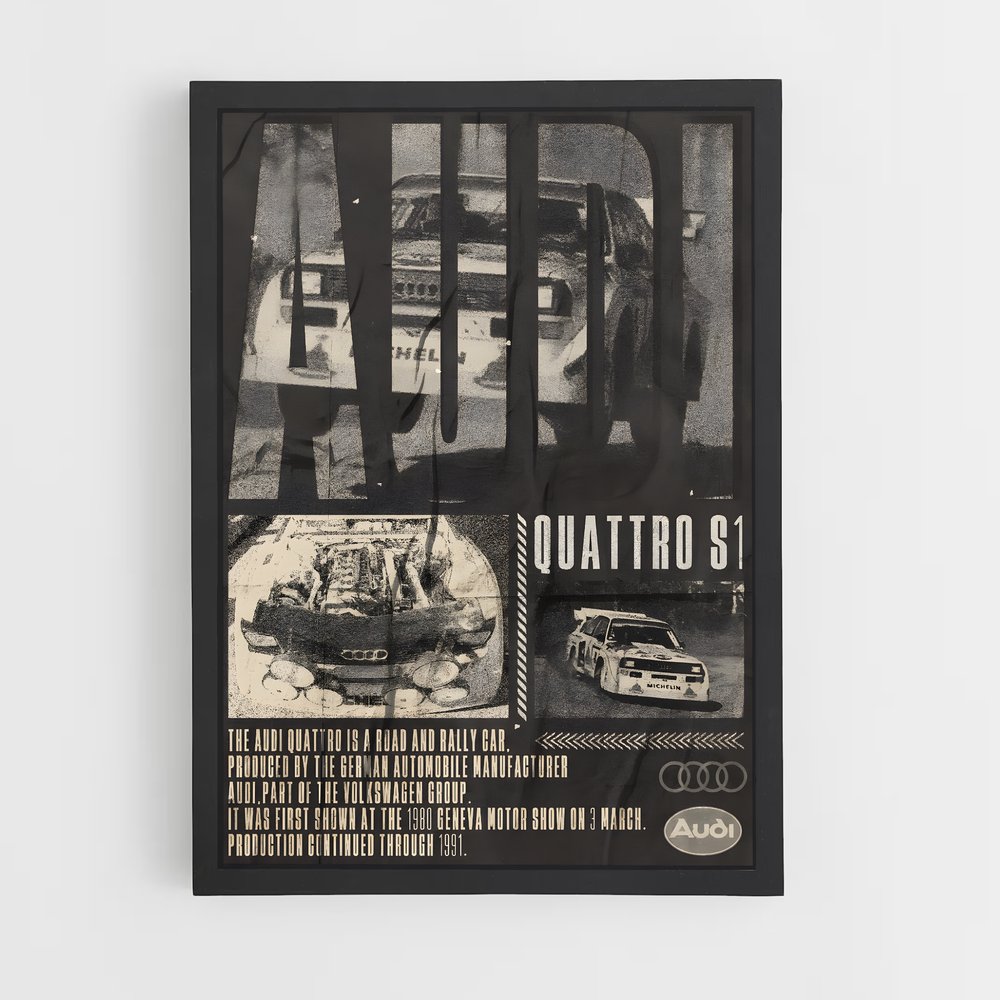 Poster Audi S1 (vue 2)