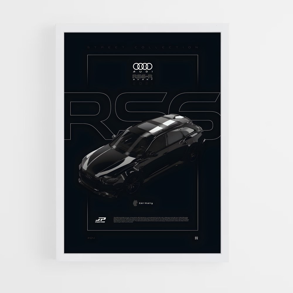 Poster Audi RS6-R (vue 3)