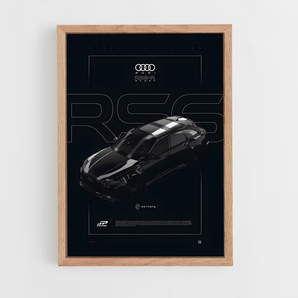 Poster Audi RS6-R (vue 4)