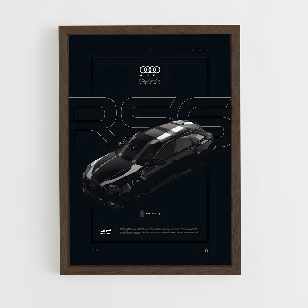 Poster Audi RS6-R (vue 5)