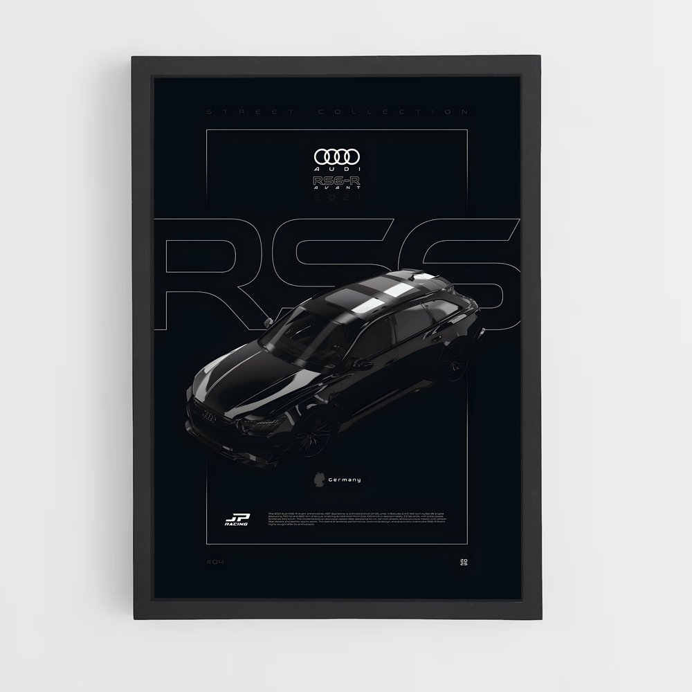 Poster Audi RS6-R (vue 2)