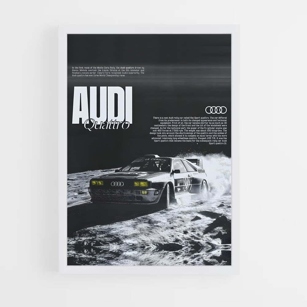 Poster Audi Lune (vue 3)