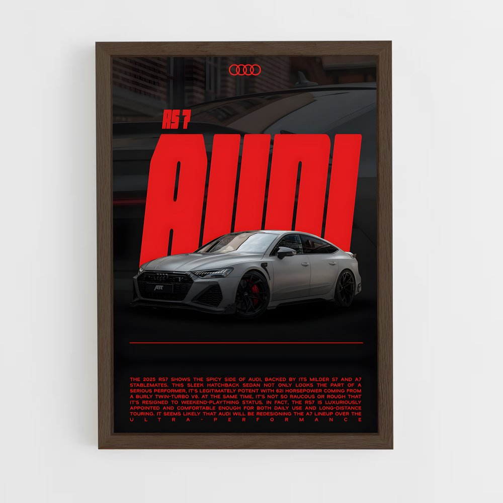 Poster Audi RS7 (vue 5)