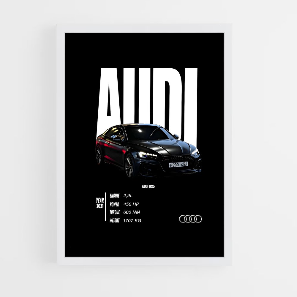 Poster Audi RS5 (vue 3)