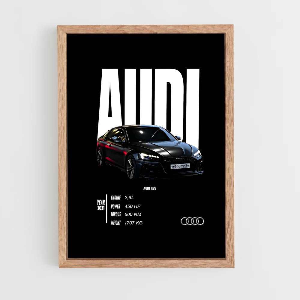 Poster Audi RS5 (vue 4)