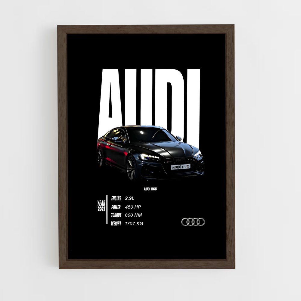 Poster Audi RS5 (vue 5)