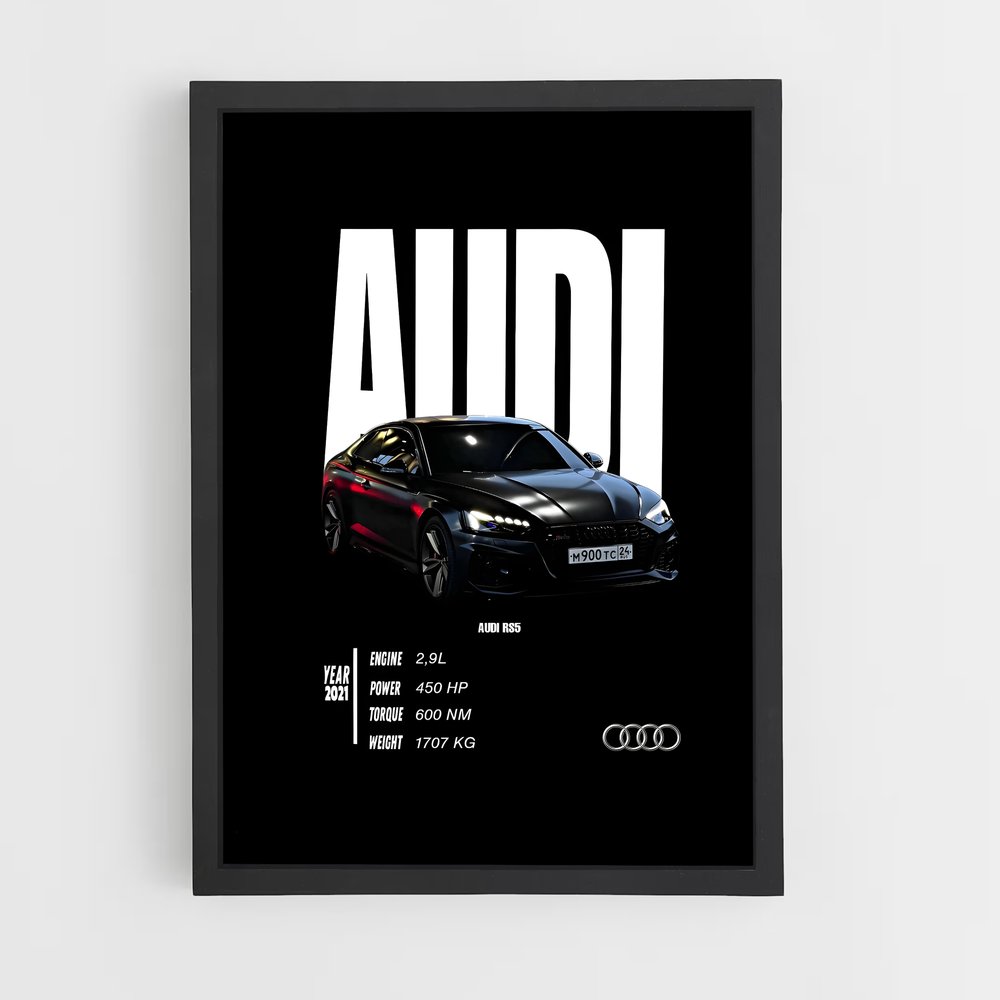 Poster Audi RS5 (vue 2)