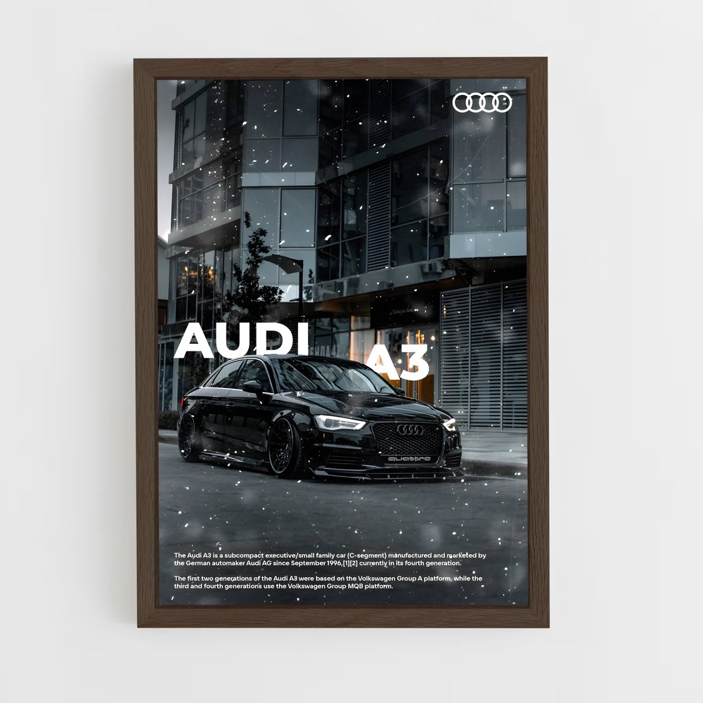 Poster Audi A3 (vue 5)