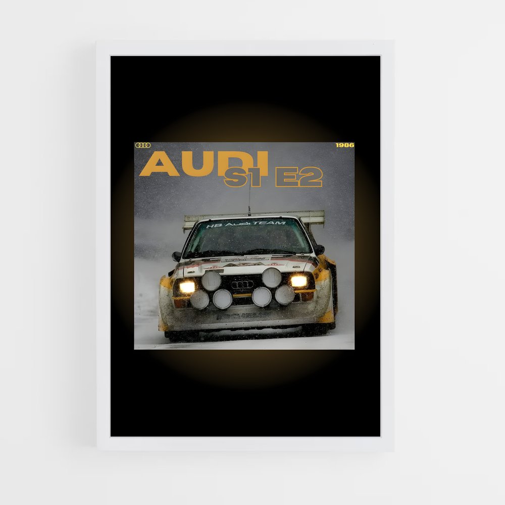 Poster Audi S1 E2 (vue 3)